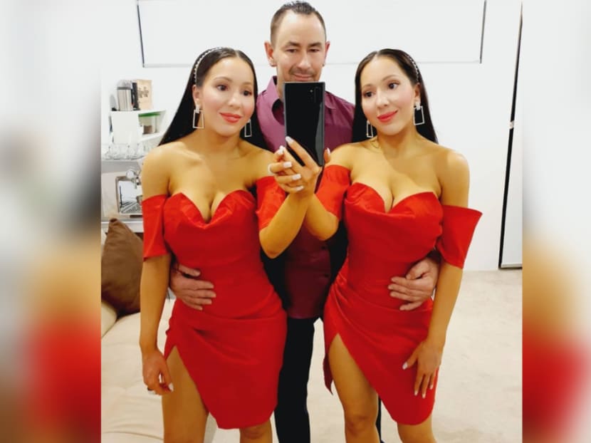 Anna DeCinque and her twin Lucy, 35, share the same boyfriend, Mr Ben Byrne, whom they have dated since 2012. Anna DeCinque and her twin Lucy, 35, share the same boyfriend, Mr Ben Byrne, whom they have dated since 2012.