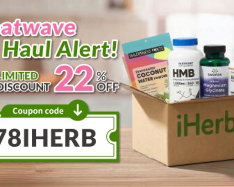 iHerb Launches "Heatwave Essentials" Campaign for Singapore Consumers (22% off sitewide)