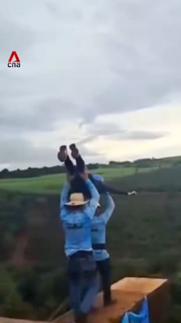 3 arrested after woman falls to death in Brazil rope jump tragedy