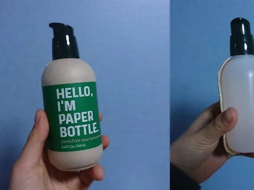 The Korea Herald reported that an Innisfree customer, who wishes to remain anonymous, was disappointed to find out that a face serum with a “paper bottle” label was just a plastic bottle with a paper shell.