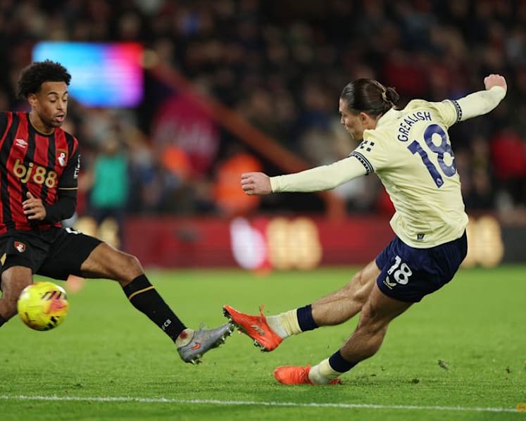 Grealish winner earns Everton 1-0 victory at Bournemouth