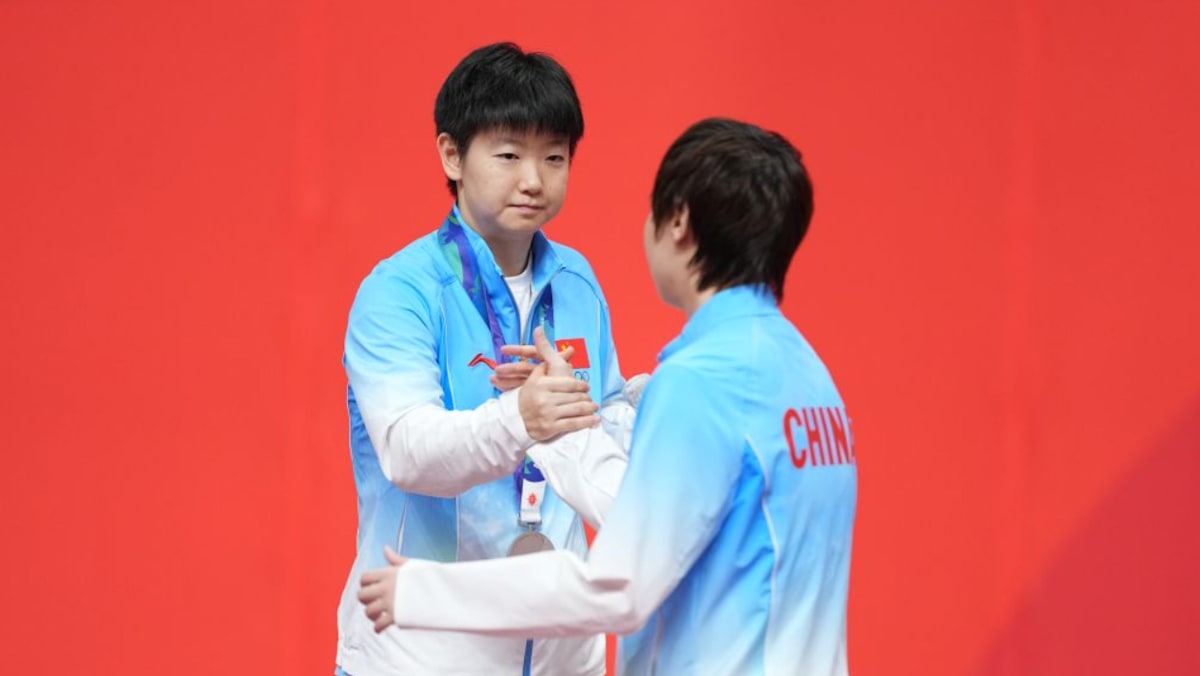 中国乒乓球选手包揽全部五个单项金牌