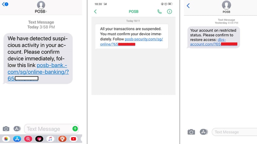More than 50 DBS customers fell for phishing SMSes in last two months