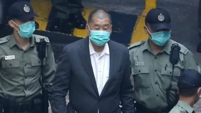 黎智英串谋勾结外国势力等罪名 表面证供成立