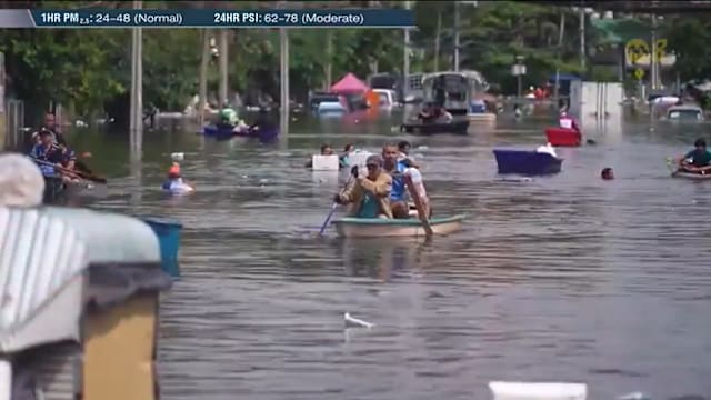 泰蓄水池水位超过九成 曼谷中部仍面对水患威胁