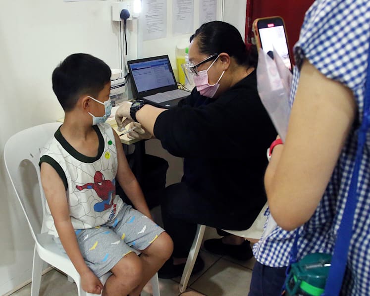 3 polyclinics and selected Public Health Preparedness Clinics to provide paediatric Covid-19 vaccinations 