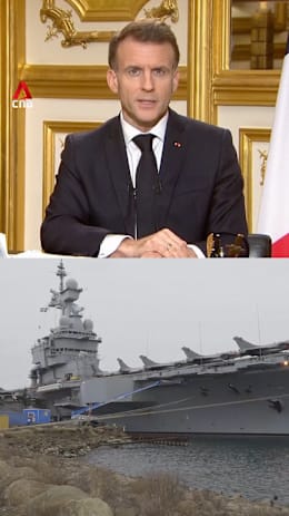 France sending its carrier to Mediterranean: Macron