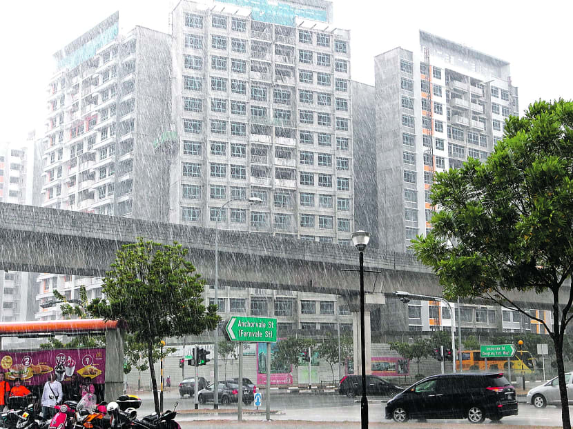 Rain brings relief to sweltering S’pore