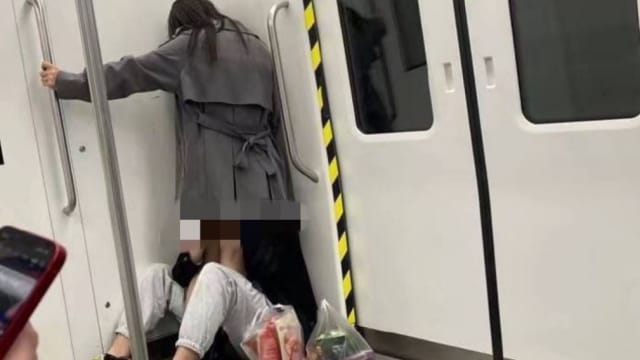 男子搭地铁头钻女伴裙底 网民斥：无羞耻心