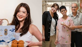 Rui En launches collagen-infused mooncakes, proceeds to go to elderly widower with daughter with special needs