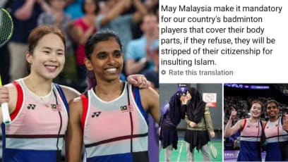 M’sian Netizen Calls Out Female M’sian Olympic Shuttlers For Wearing Sleeveless Jerseys, Says They Should Cover Up Or “Be Stripped Of Their Citizenship”