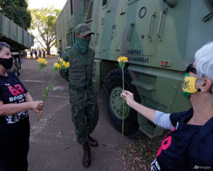 Brazil's Bolsonaro loses major vote after military display