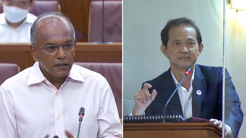 Foreign talent debate: Shanmugam grills NCMP Leong Mun Wai on ‘racist’ stance, knowledge of FTAs, ‘right’ number of foreign PMETs