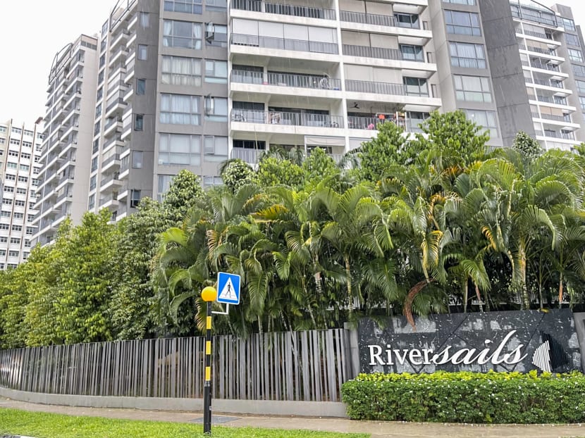 Riversails Condominium, located along Upper Serangoon Crescent in Hougang, was launched in 2016. Since then, seven fridge fires have been reported at the estate. Riversails Condominium, located along Upper Serangoon Crescent in Hougang, was launched in 2016. Since then, seven fridge fires have been reported at the estate.