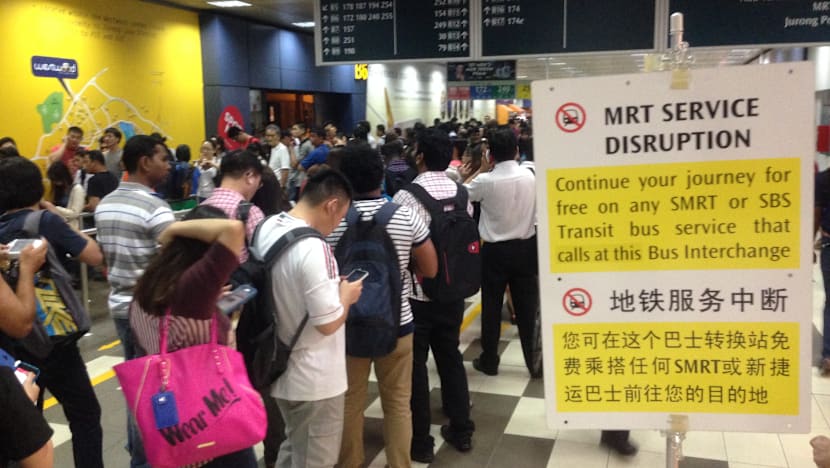 MRT breakdown: North-South, East-West lines down for hours