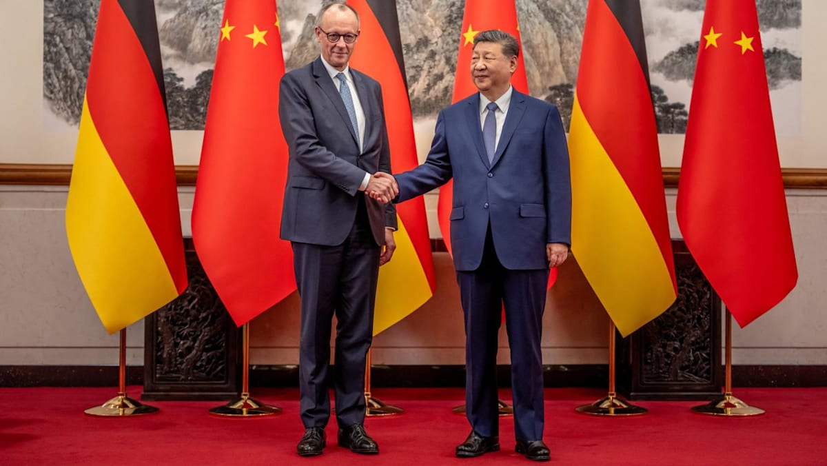 Germany's Merz hails China ties as he seeks reset with Beijing