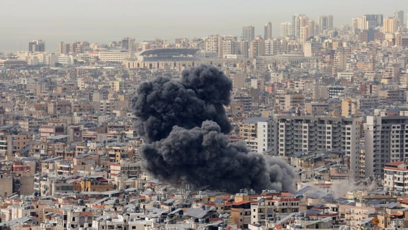 Israel hits building in Beirut's southern suburbs, first since truce Israel hits building in Beirut's southern suburbs, first since truce