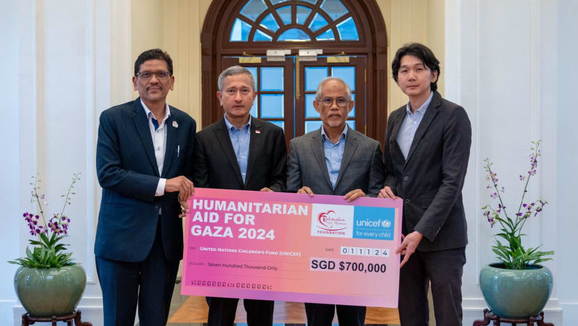 Singapore hands over fifth tranche of humanitarian aid for Gaza Singapore hands over fifth tranche of humanitarian aid for Gaza