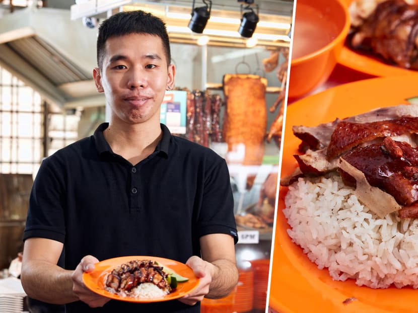 Hawker, 30, turned down 'Sentosa hotel chef job' to open charcoal-roasted char siew and duck stall
