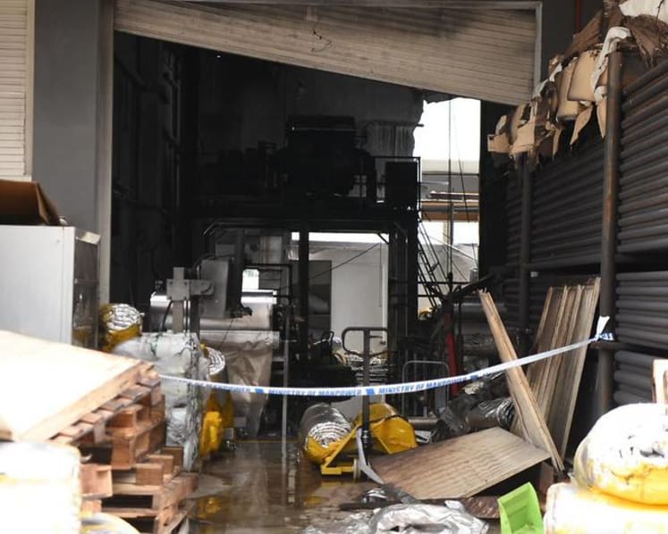 Tuas explosion: Stars Engrg director, manager charged with safety lapses, obstructing justice