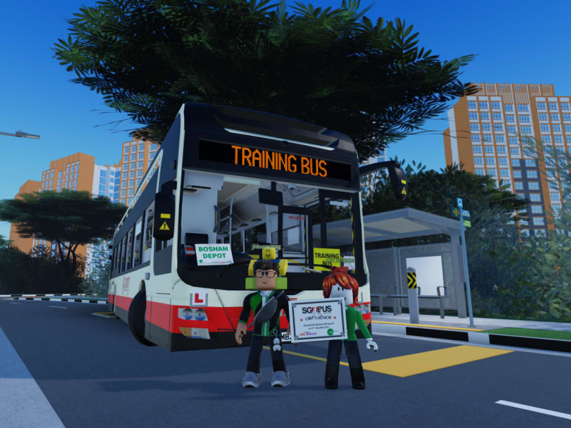A millennial learns to drive a bus in Singapore &ndash; on Roblox. What could go wrong?