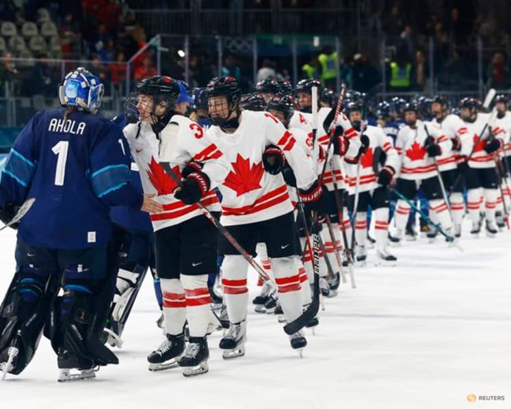 Ice hockey-Canada cruise to shutout win over Finland to seal women's group runners-up spot