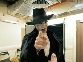 We went on a backstage tour of The Phantom Of The Opera