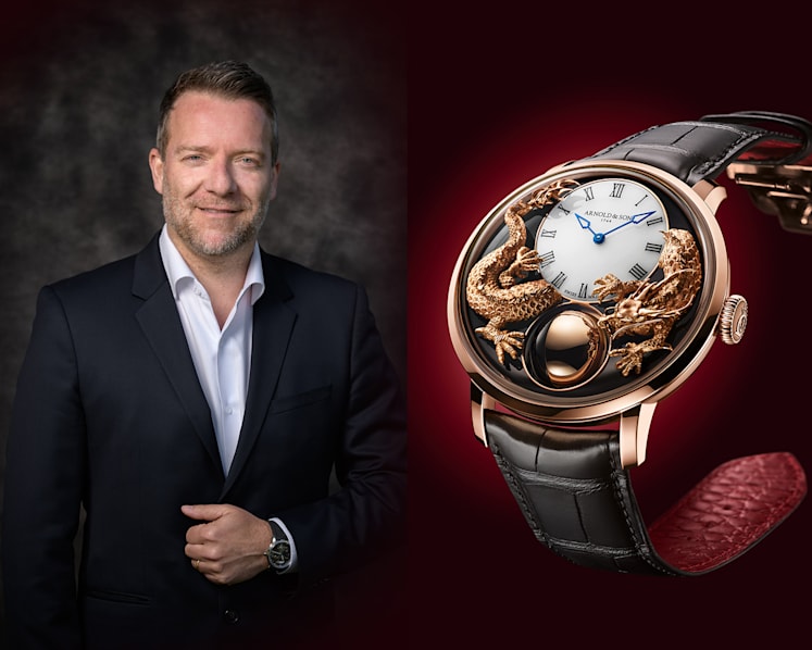 Arnold & Son’s CEO Bertrand Savary on the new Luna Magna Red Gold Year of the Dragon watch: ‘The creation took a year to complete’