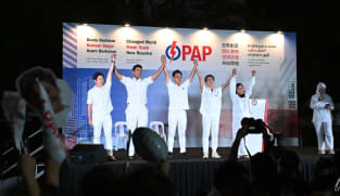 GE2025: PAP rally for Sembawang West SMC at Evergreen Primary School 