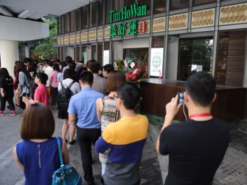 File photo of Malaysians queuing outside a Tim Ho Wan outlet. Photo: Malay Mail Online