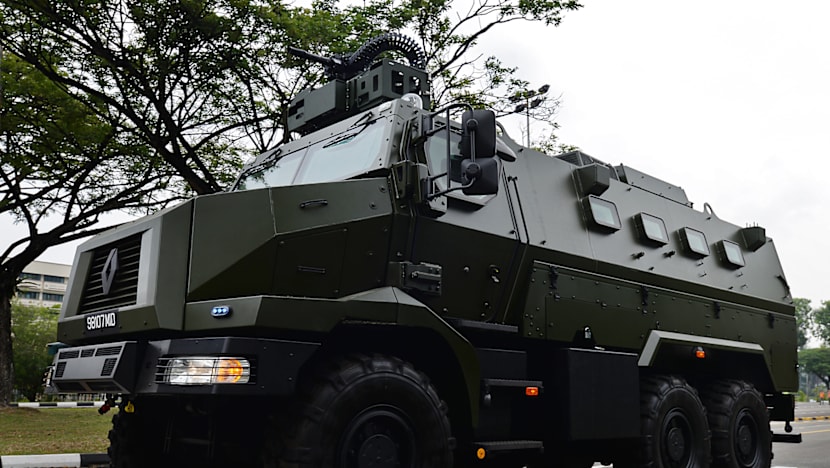 Stronger armoured vehicle to support servicemen