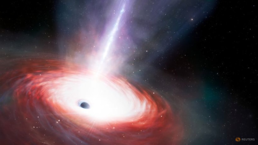 Webb telescope reveals rapid growth of primordial black hole