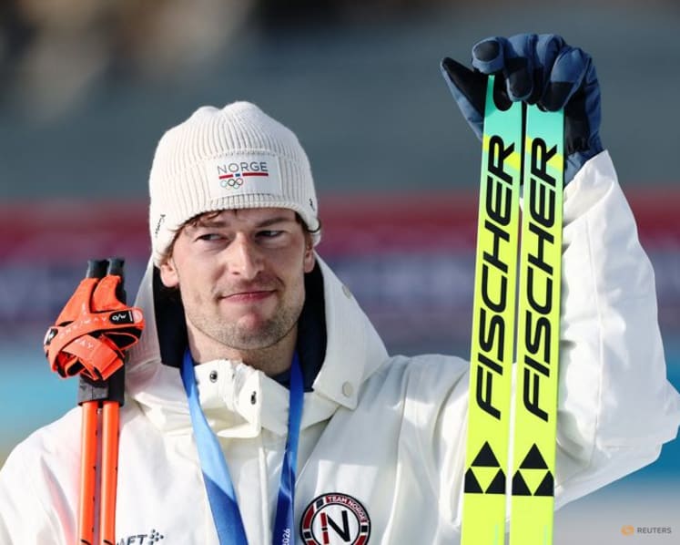 Biathlon-Laegreid and Jacquelin in war of words after tight finish in biathlon sprint
