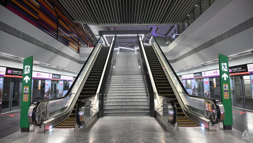 Punggol Coast MRT station opens, enabling commuters to save 15 minutes when travelling to city centre Punggol Coast MRT station opens, enabling commuters to save 15 minutes when travelling to city centre