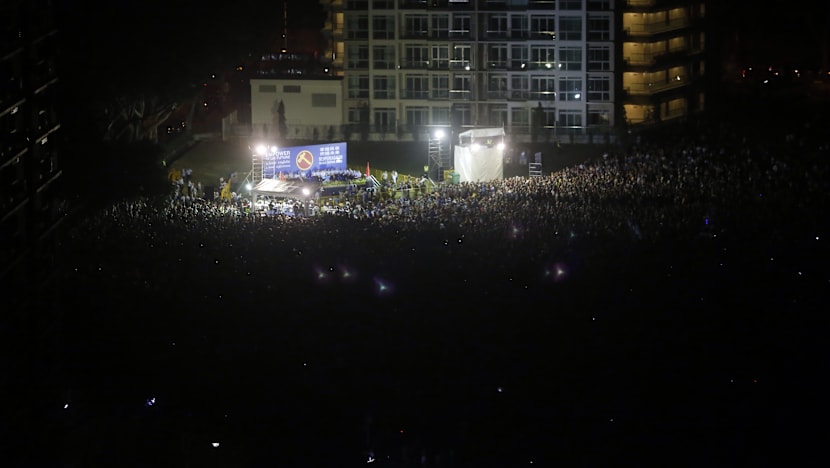 WP holds its first GE2015 rally