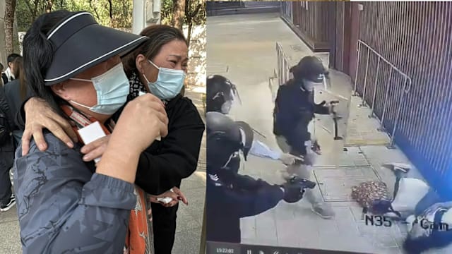 港持刀男中枪亡 母亲认尸亲友质疑警方为何开枪致死