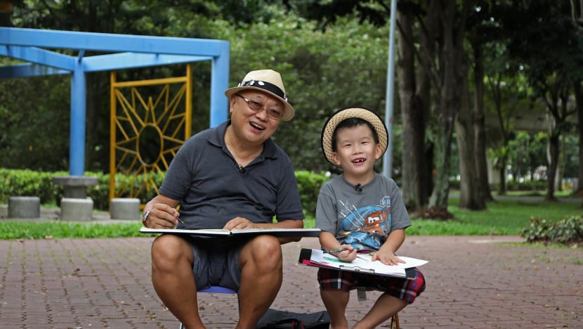 69-year-old 'sketch machine' brings to life stories of nation’s historic buildings