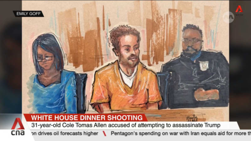 White House dinner shooting: Man accused of attempting to assassinate Trump to remain in custody