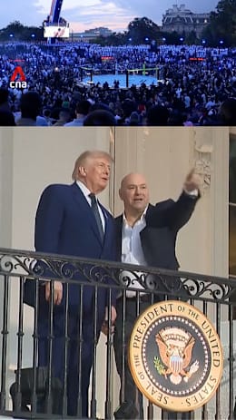 Trump arrives for UFC Freedom 250 event at White House
