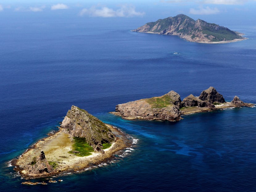 A group of disputed islands, Uotsuri island (top), Minamikojima (bottom) and Kitakojima, known as 

Senkaku in Japan and Diaoyu in China, in the East China Sea. Japan bought three of the islands from a private landlord in 2012, leading to a sharp deterioration in ties between Beijing and Tokyo. Photo: Reuters/Kyodo