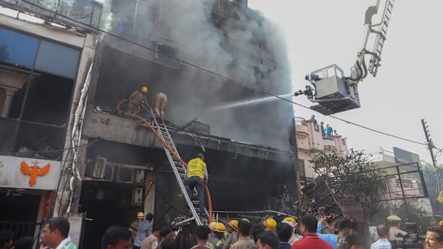 印度动画培训中心火灾 至少15人死亡