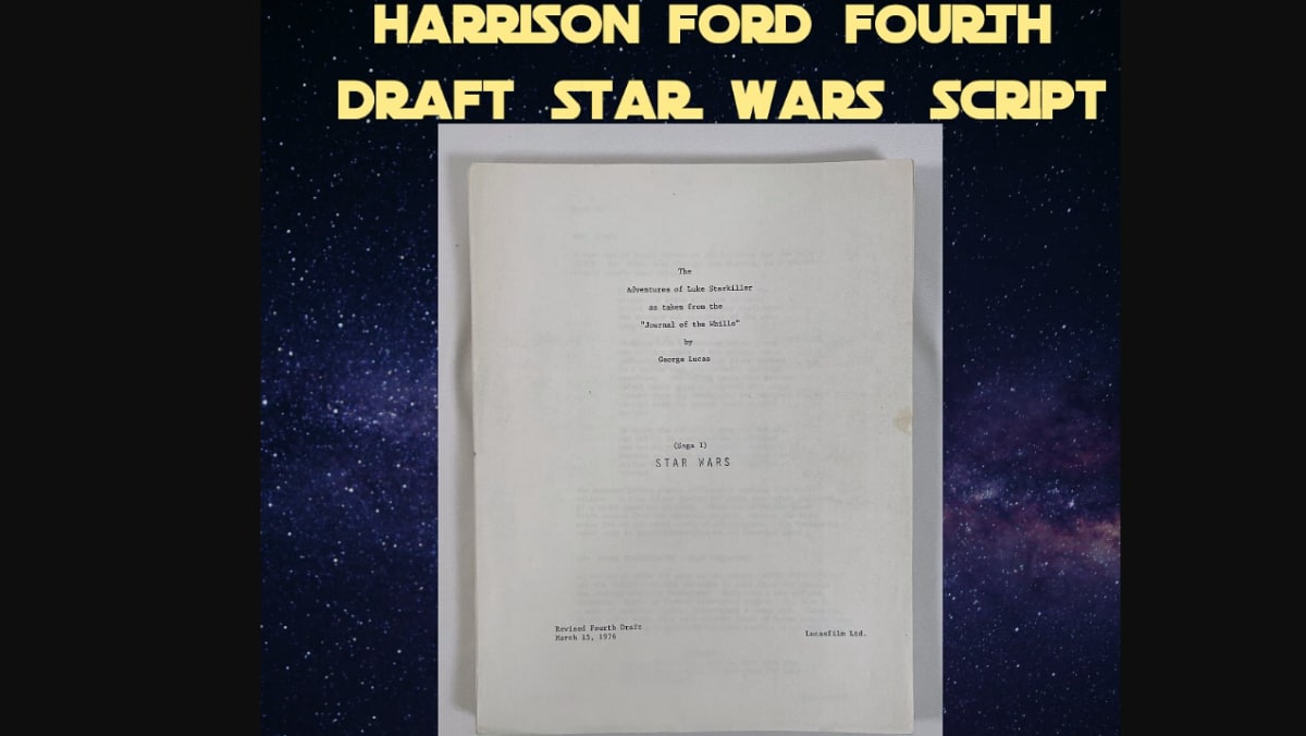 Warsh Script 'Star Wars' முதல் திரைப்பட வசனக் குறிப்பு - $18,000க்கு விலைபோனது ...
