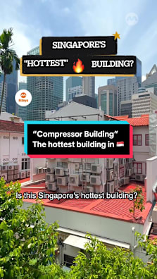 The hottest building in Singapore? #8dayssg #8dayssgtrending #singapore #fypsg #interesting 