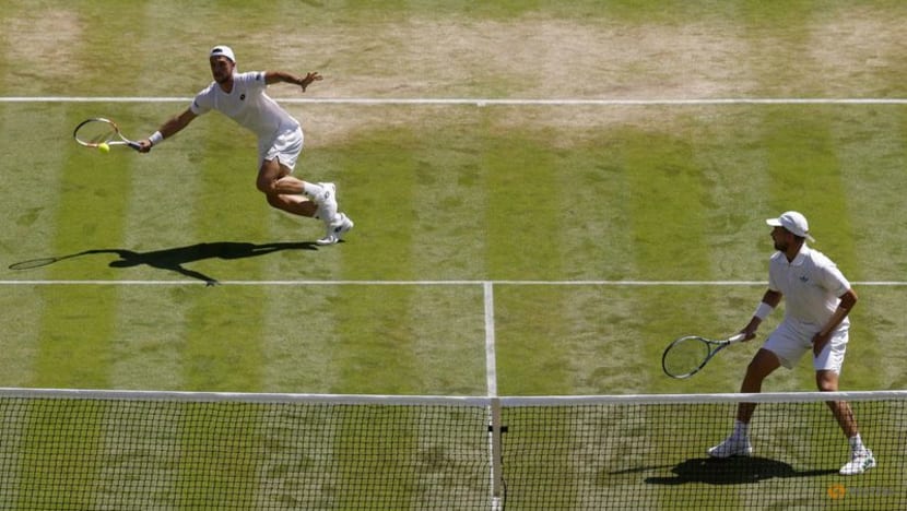 Britain's Cash and Glasspool win Wimbledon men's doubles title
