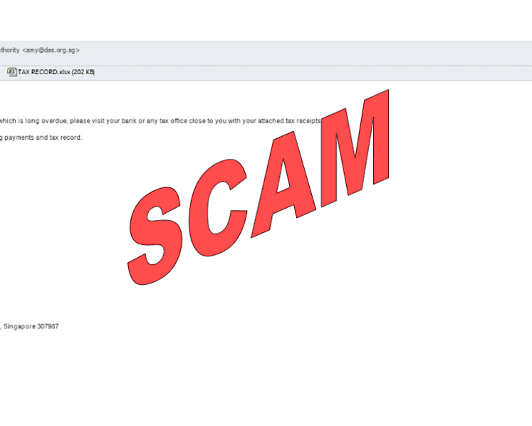 Scam alert: Iras warns of email impersonating tax collectors issuing notices on overdue payments