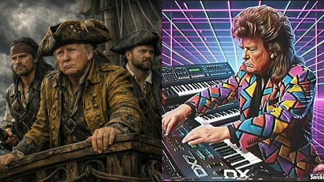 用AI图像“开火”伊朗使馆发图嘲讽特朗普