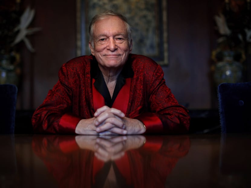 Playboy Magazine founder and party master Hugh Hefner. Photo: AP