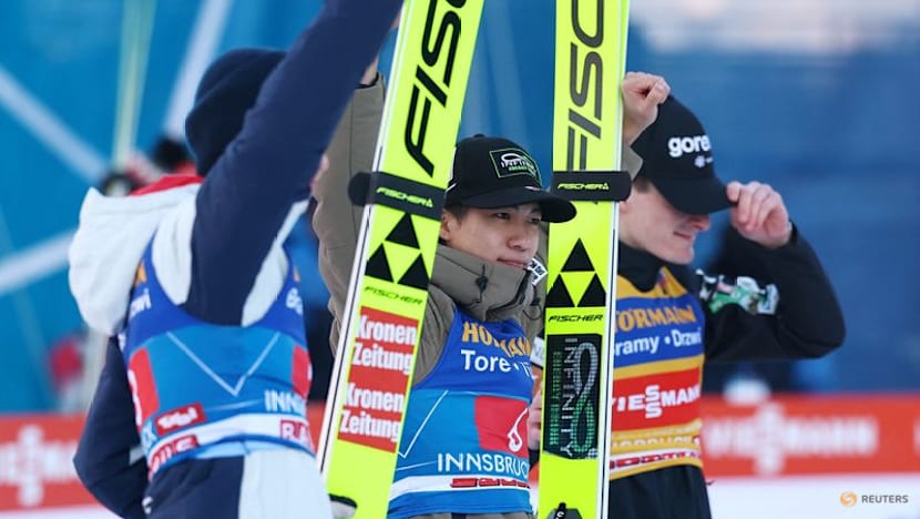 Ski Jumping-Japan's Nikaido beats Prevc to triumph in Innsbruck