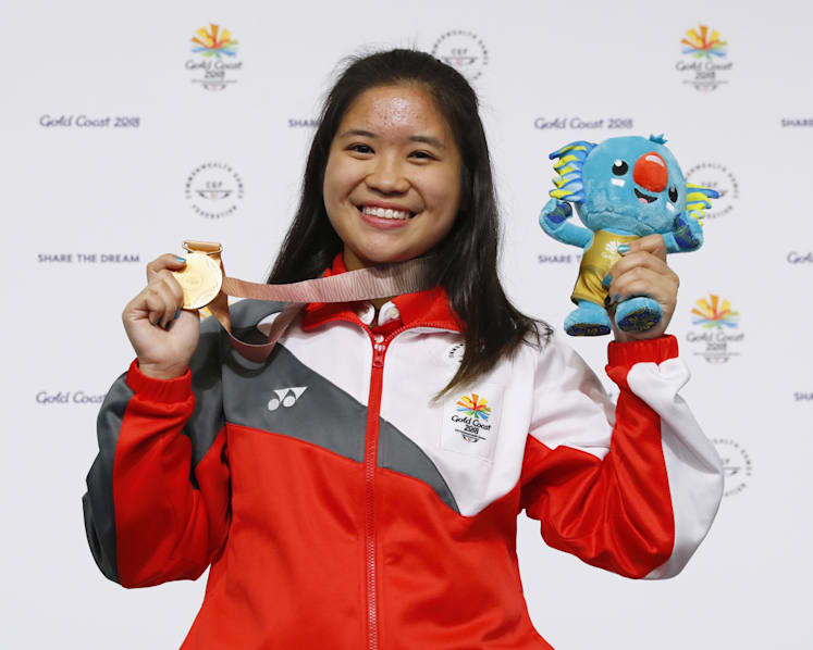 Shooter Martina Veloso wins S’pore’s first gold at the Commonwealth Games