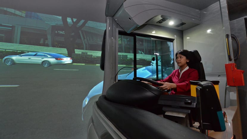 New SMRT training centre lets bus drivers learn via life-size simulators